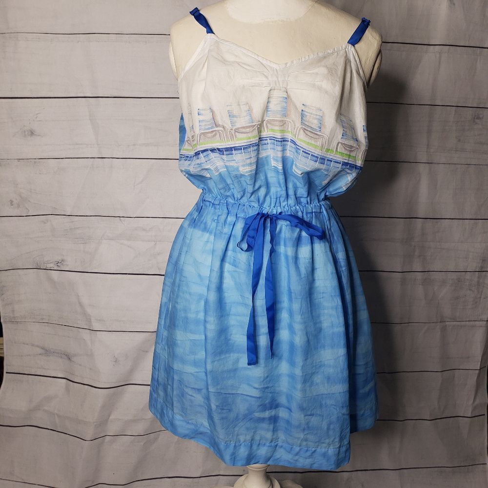 Anthropologie Lilka Lounging Poolside chemise MED